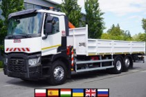 Renault C380 P6X2 E6 /160 tys. km! /HDS Palfinger PK 19.001 SLD5 /18 EPAL 257876
