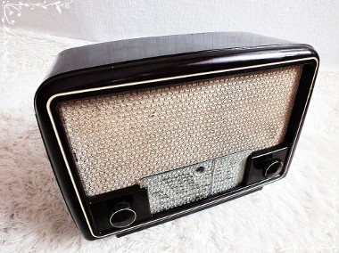 Stare powojenne radio lampowe RFT 1U11 z lat 40-50-1