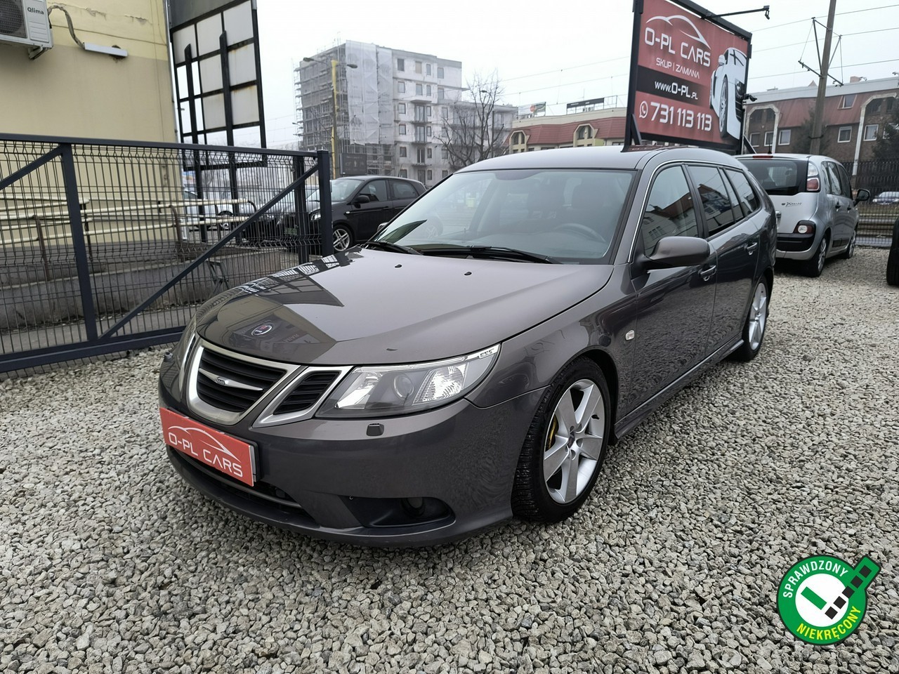 Saab 9-3 II 2.0 T|150 KM|Czujniki parkowania|Tempomat|Grzane fotele|Hak