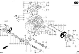 Claas Lexion 580 KOŁO PRZESUWNE 0006697480 (Napęd jezdny; skrzynia biegów)