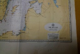 mapy morskie NIEMIECKA Die Ostsee ed1964 BAŁTYK stan bd UNIKAT