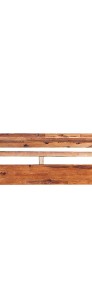 vidaXL Rama łóżka, brązowa, lite drewno akacjowe, 180x200 cm 244339-3