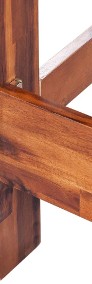 vidaXL Rama łóżka, brązowa, lite drewno akacjowe, 180x200 cm 244339-4
