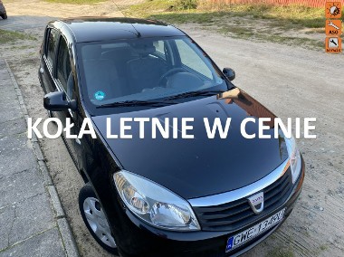 Dacia Sandero I Nowe sprzęgło, benzyna, dodatkowe koła,klimatyzacja, el. szyby, isof-1