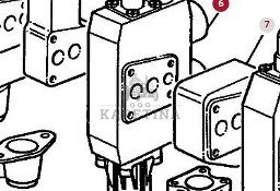 Massey Ferguson 3690 Zawór Przepływowy Rozdzielacz Dystrybutor CZĘŚCI 3582518M1