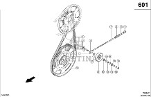 Claas Lexion 600 KOŁO PASOWE 0007564702 (Napęd skrzyni sitowej, 2. stopień)