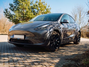 Tesla Model Y , SoH 93%, Serwis ASO, Automat, Skóra, Navi, Klimatronic,, , SoH 93%,-1