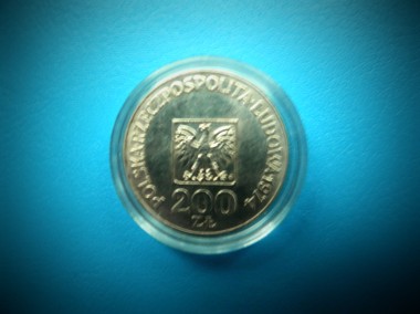 Srebrna moneta 200 zł. z 1974 roku XXX Lat PRL w kapslu-2