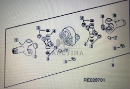 John. Deere RE58639/przegub uniwersalny (widełki)/John Deere 4555/4755/4955 Nr części RE58639