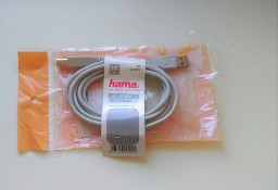 Przewód USB 2.0* A/B - Drukarka/Skaner* Hama*  1.8m* Szary