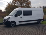 Opel Movano MASTER 7OSÓB L3H2 BRYGADÓWKA DŁUGI WYSOKI KLIMA TEMPOMAT KRAJOWY