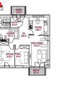 Niepołomice, mieszkanie 3 pokoje, 2 m. postojowe-3