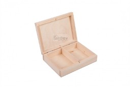 drewniane pudełko szkatułka na obrączki ślubne 