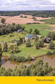 Działka z domem i własnym stawem, 200m. od jeziora-2