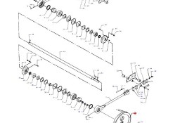 Massey Fergusson MF 30 - łącznik napędu podsiewacza D28480489