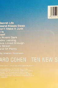 Wspaniały Album CD Leonard Cohen Ten New Songs-2