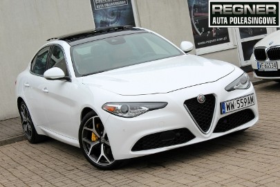 Alfa Romeo Giulia 2.0 Turbo Kamera Cofania Automat Panorama Nawigacja Skóra Tempomat