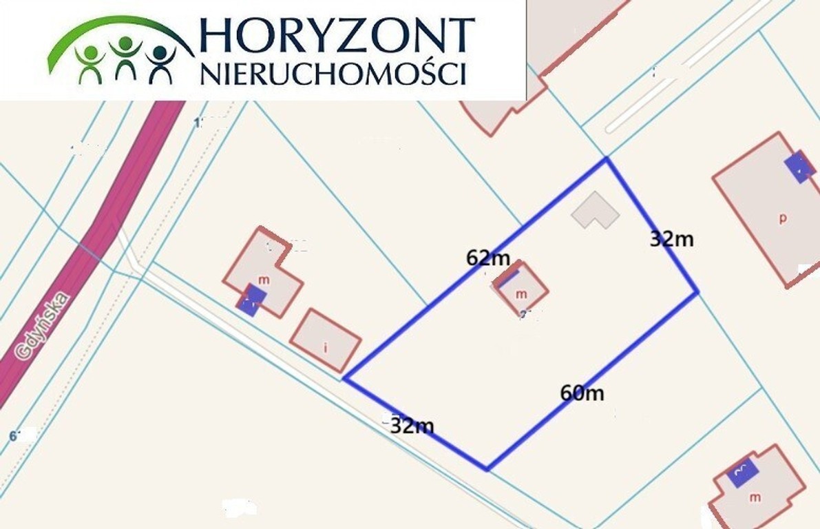 Tuchom- działka budowlano usługowa - Widok 2