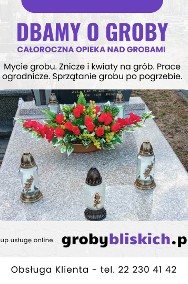 Opieka nad grobami Ząbki - mycie grobu, znicze i kwiaty na grób-3