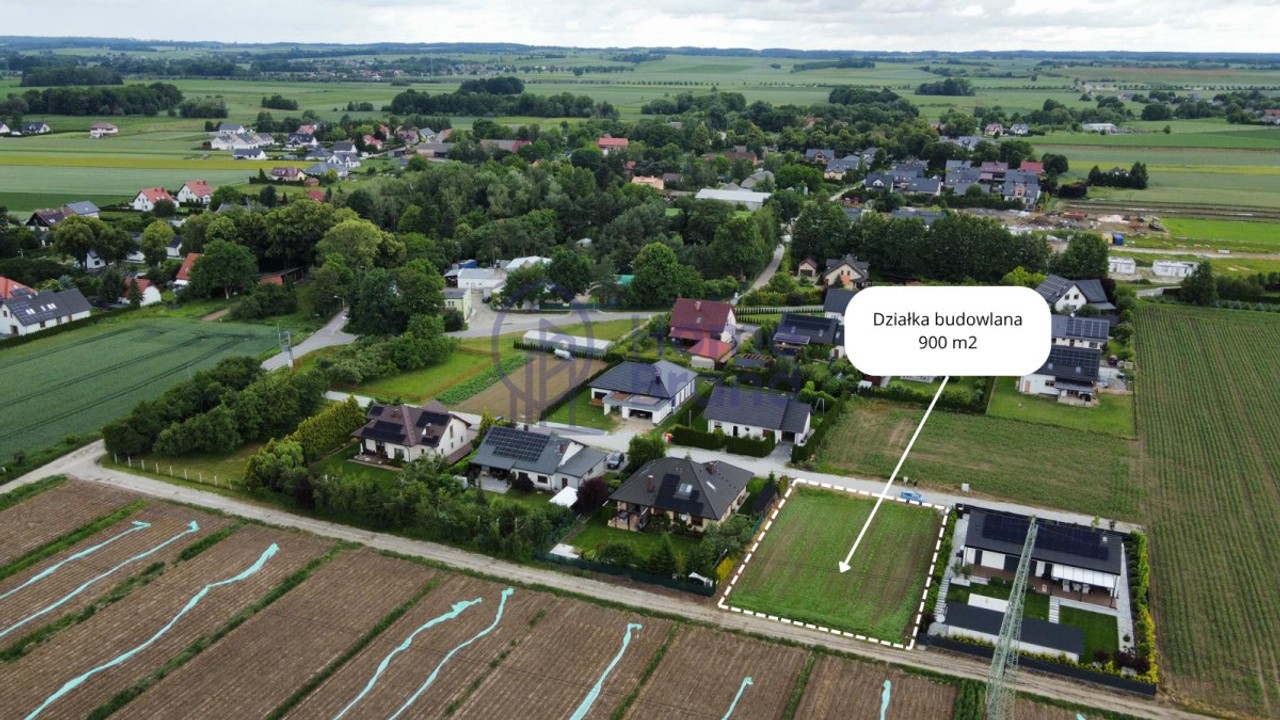 Działka budowlana 900 m², Długołęka