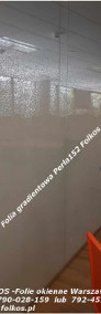Folie dekoracyjne gradientowe MGŁA - sprzedaż folii, oklejanie szyb Folkos folie-4
