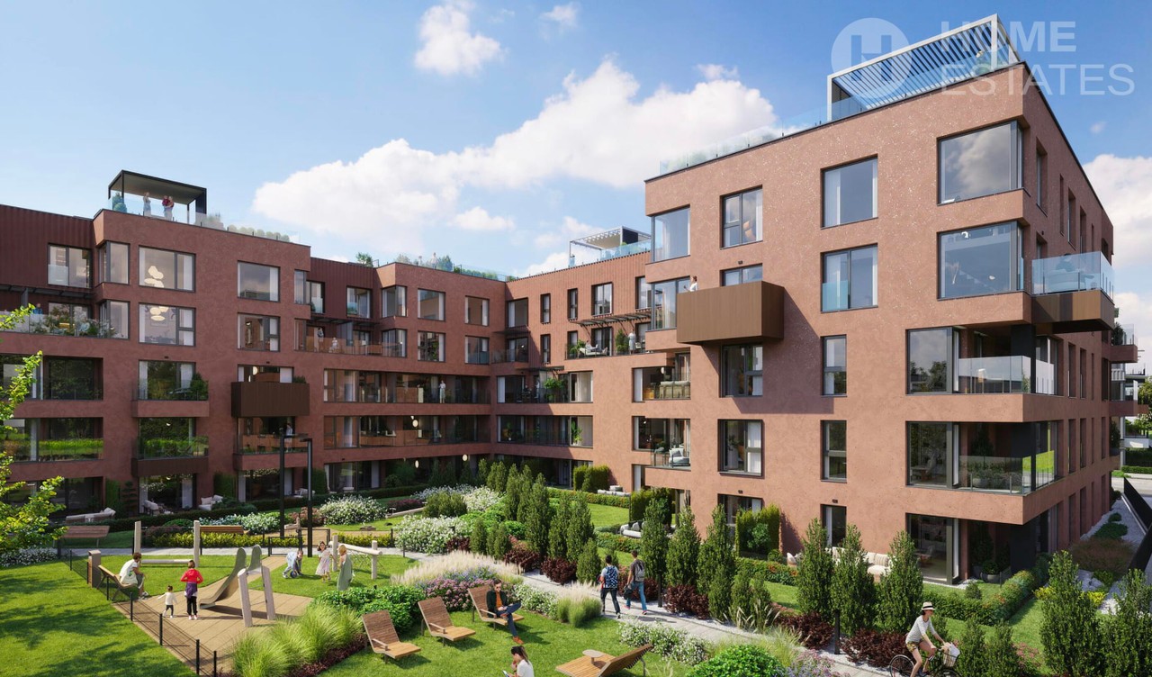 2 pokoje z ogródkiem i garderobą | 39 m² | stan deweloperski