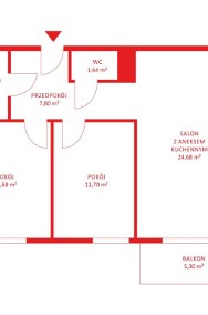 Mieszkanie, sprzedaż, 62.04, Gdańsk, Letnica-2