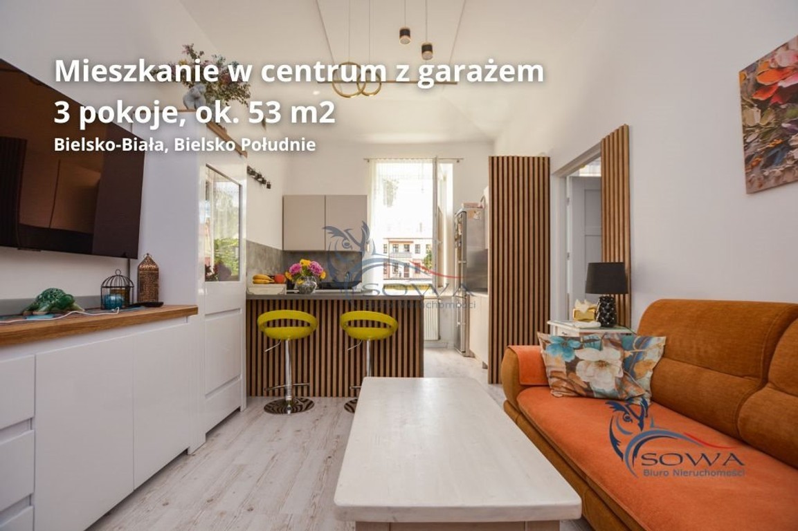 3-pokojowe mieszkanie w centrum miasta