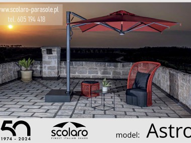 Parasol ogrodowy Scolaro model: Astro Carbon 3/4m-1