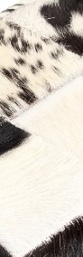 vidaXL Ławka 110 cm, czarna, patchworkowa, prawdziwa kozia skóra283750-4