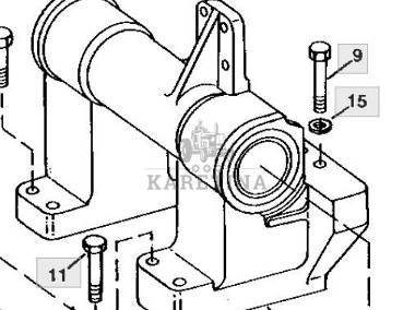John Deere 7600 7700 7800 Podpora Wałka Ramion RE47388-1