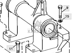 John Deere 7600 7700 7800 Podpora Wałka Ramion RE47388