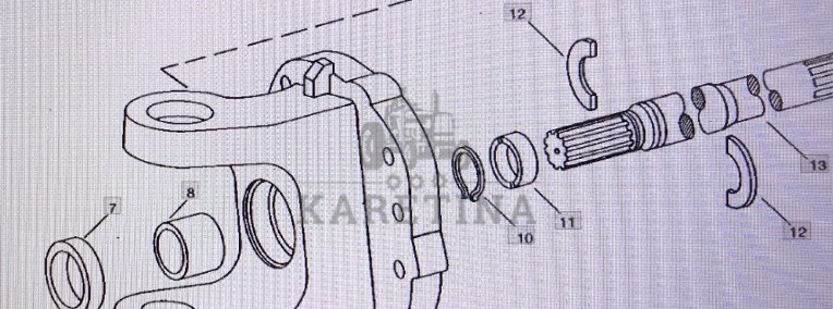 John Deere R89008/R89007/jarzmo/John Deere 4555/4755/4955-1