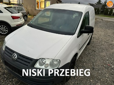 Volkswagen Caddy SDI, niski przebieg, skrzydełka, hak, ABS, ESP, z Niemiec-1