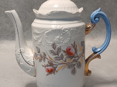 Barokowy Dzban Dzbanek Piękne Reliefy Kolekcjonerska Porcelana-1