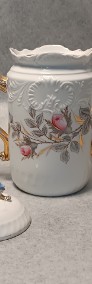 Barokowy Dzban Dzbanek Piękne Reliefy Kolekcjonerska Porcelana-3