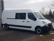 Opel Movano MASTEr 7-OSÓB L3H2 BRYGADÓKA DŁUGI WYSOKI KLIMA TEMPOMAT NAWIGACJA