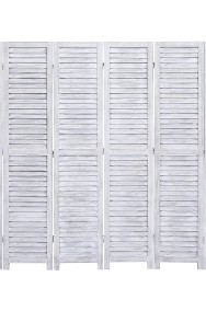 vidaXL Parawan 6-panelowy, szary, 210 x 165 cm, drewniany284206-2