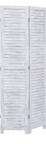 vidaXL Parawan 6-panelowy, szary, 210 x 165 cm, drewniany284206-3