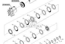 New Holland T6090 Piasta 87575817