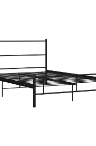 vidaXL Rama łóżka, czarna, metalowa, 160 x 200 cm 286498-2