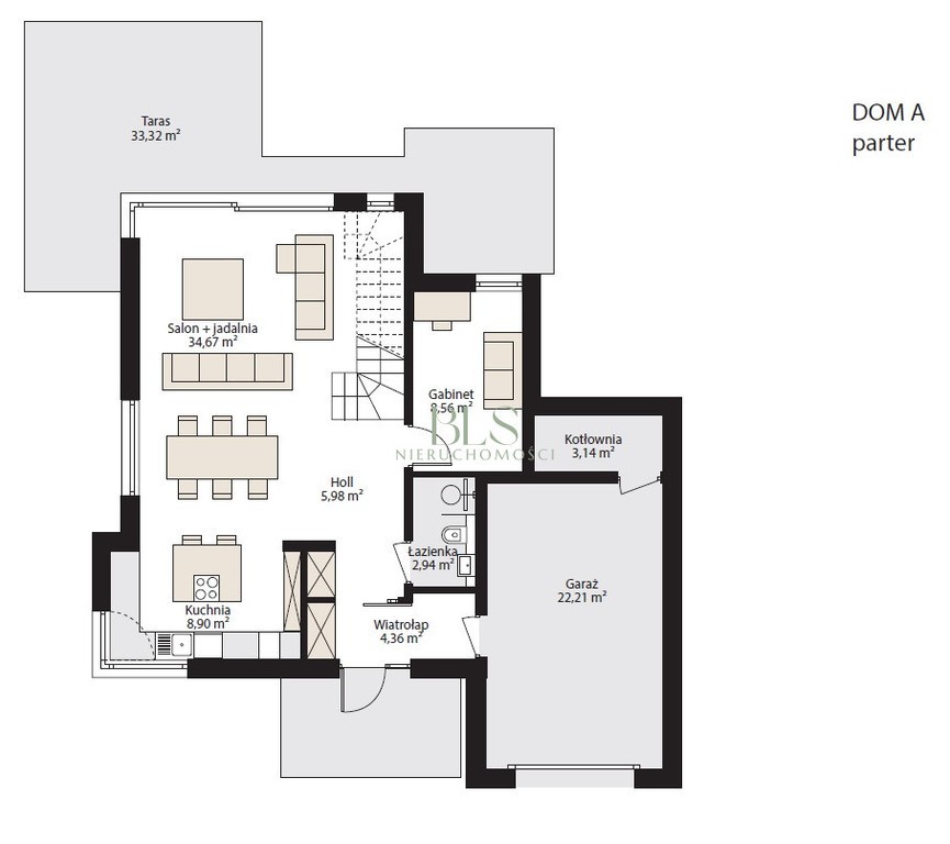 Nowoczesny dom PREMIUM 149 m², działka 800m² – pohled 4