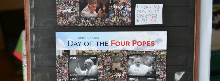 Papieże Jan Paweł II i inni Liberia V ** Wg Ks Chrostowskiego 329 ark 288 bl 183-1