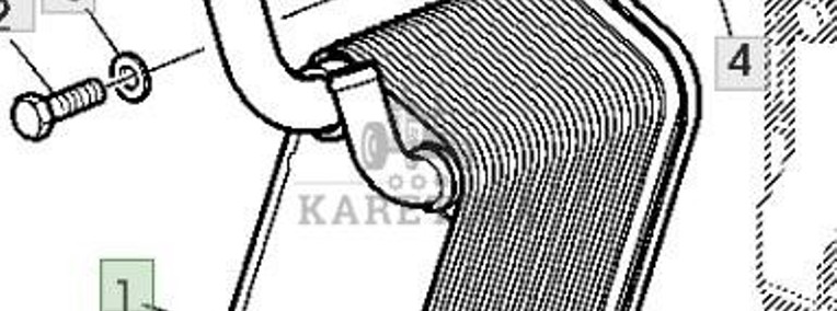 John Deere 6068HLA73 6820 6920 6920S Chłodnica Oleju CZĘŚCI AL171602-1