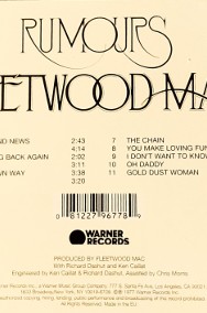 Polecam Rewelacyjny Album CD  Kultowego Zespołu Fleetwood Mac Rumours-2