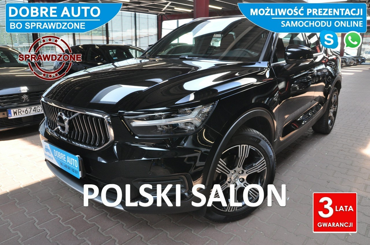 Volvo XC40 1.5 163KM INSCRIPTION, Automat, Kamera, Navi, Skóra, El.Klapa, FV23%