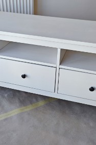 Szafka pod TV HEMNES drewno białe IKEA-2