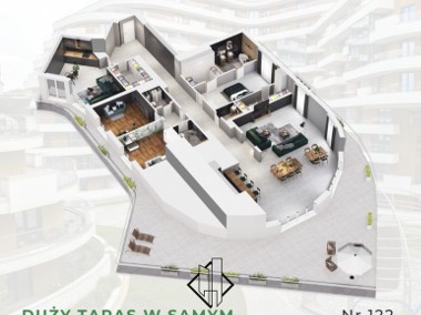 Penthouse 271m² + Taras 167m² z widokiem na Wisłę-1