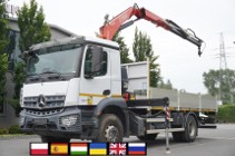 Mercedes-Benz Arocs 4x2 / 70 tys km/ HDS Fassi F135A.0.22 / pilot /rotator 257692