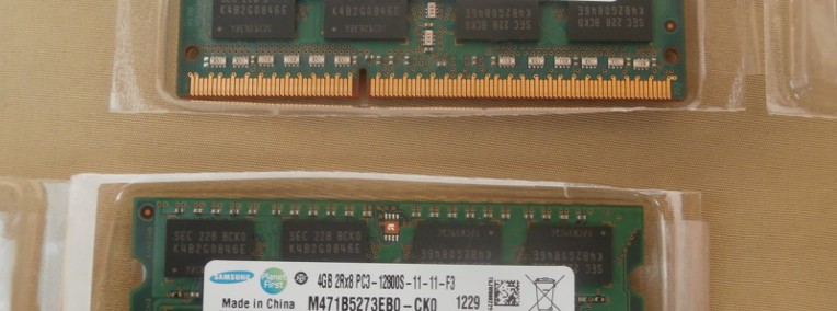 8Gb pamięci RAM 2x4gb DDR-3 do laptopa -1